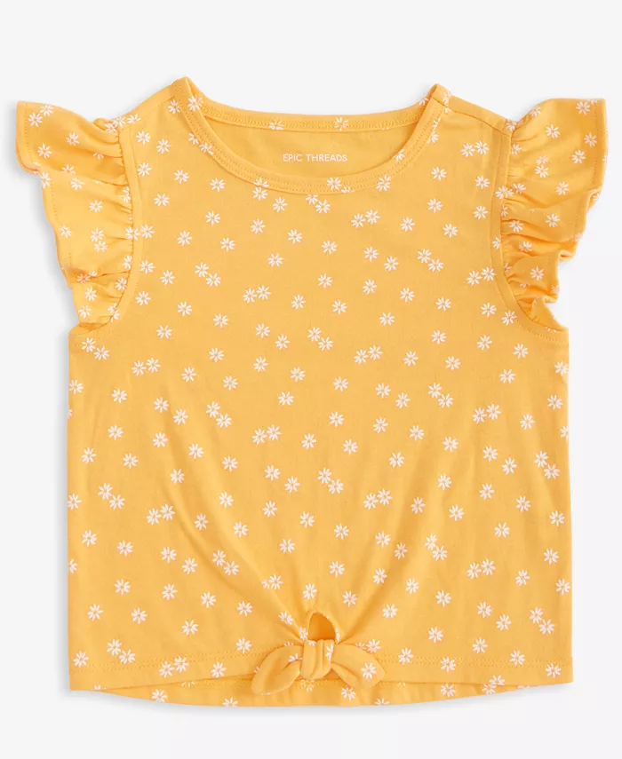 Футболка с цветочным принтом и галстуком для девочек Epic Threads, оранжевый
Футболка с цветочным принтом и галстуком для девочек Epic Threads, оранжевый