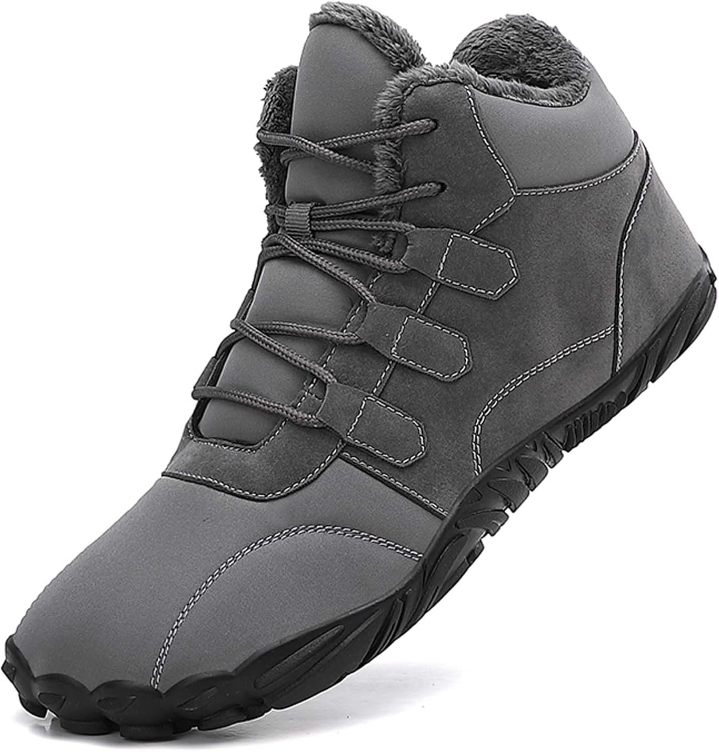 Зимние походные ботинки для мужчин и женщин с голыми ногами, водонепроницаемые снежные ботинки с широкой носовой частью, минималистичные, с теплой меховой подкладкой, нулевая посадка, повседневные прогулочные кроссовки Generic, серый
Зимние походные ботинки для мужчин и женщин с голыми ногами, водонепроницаемые снежные ботинки с широкой носовой частью, минималистичные, с теплой меховой подкладкой, нулевая посадка, повседневные прогулочные кроссовки Generic, серый