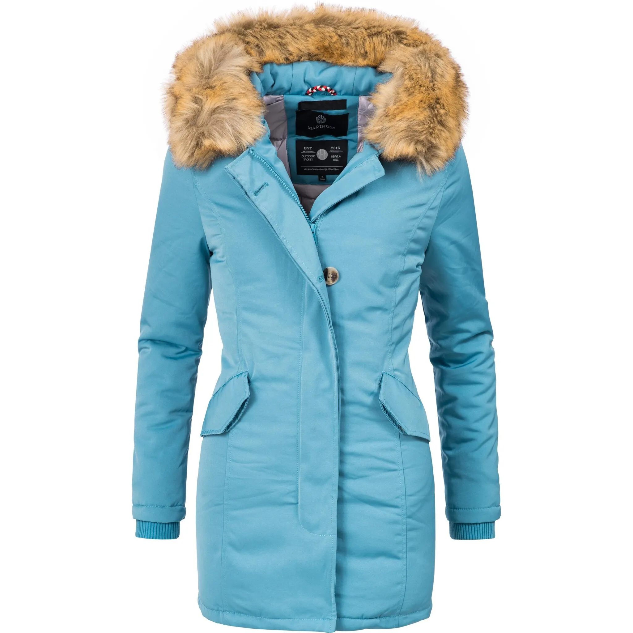 Зимнее пальто Marikoo "Кармаа", элегантная парка с капюшоном из искусственного меха, голубой, Синий, Зимнее пальто Marikoo "Кармаа", элегантная парка с капюшоном из искусственного меха, голубой
Зимнее пальто Marikoo "Кармаа", элегантная парка с капюшоном из искусственного меха, голубой, Синий, Зимнее пальто Marikoo "Кармаа", элегантная парка с капюшоном из искусственного меха, голубой