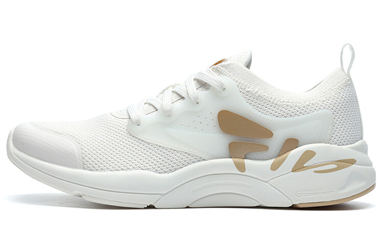 Кроссовки для бега женские, низкие, белые/золотые Fila
Кроссовки для бега женские, низкие, белые/золотые Fila