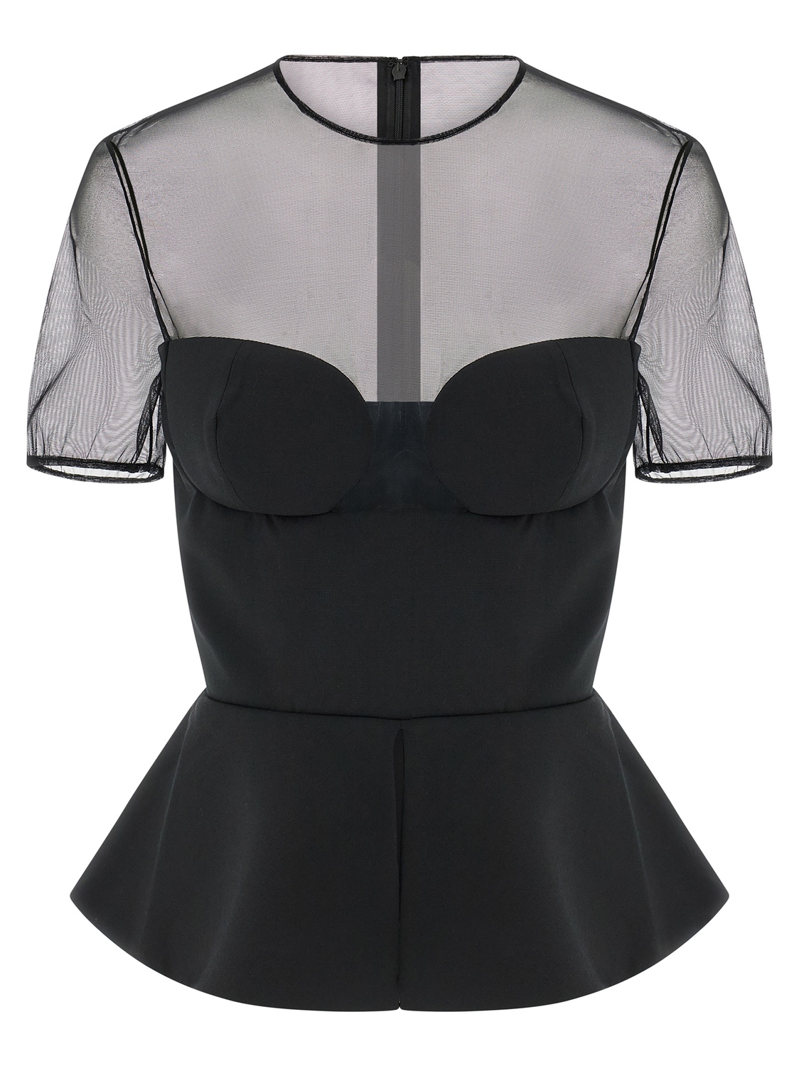 Топ-боди с прозрачным вырезом Nensi Dojaka, черный
Топ-боди с прозрачным вырезом Nensi Dojaka, черный