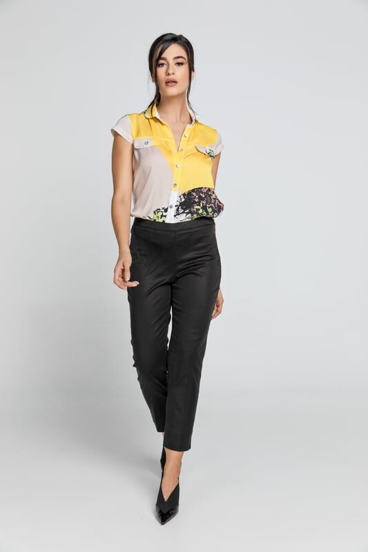 Модные брюки узкого кроя Conquista, черный 
Модные брюки узкого кроя Conquista, черный