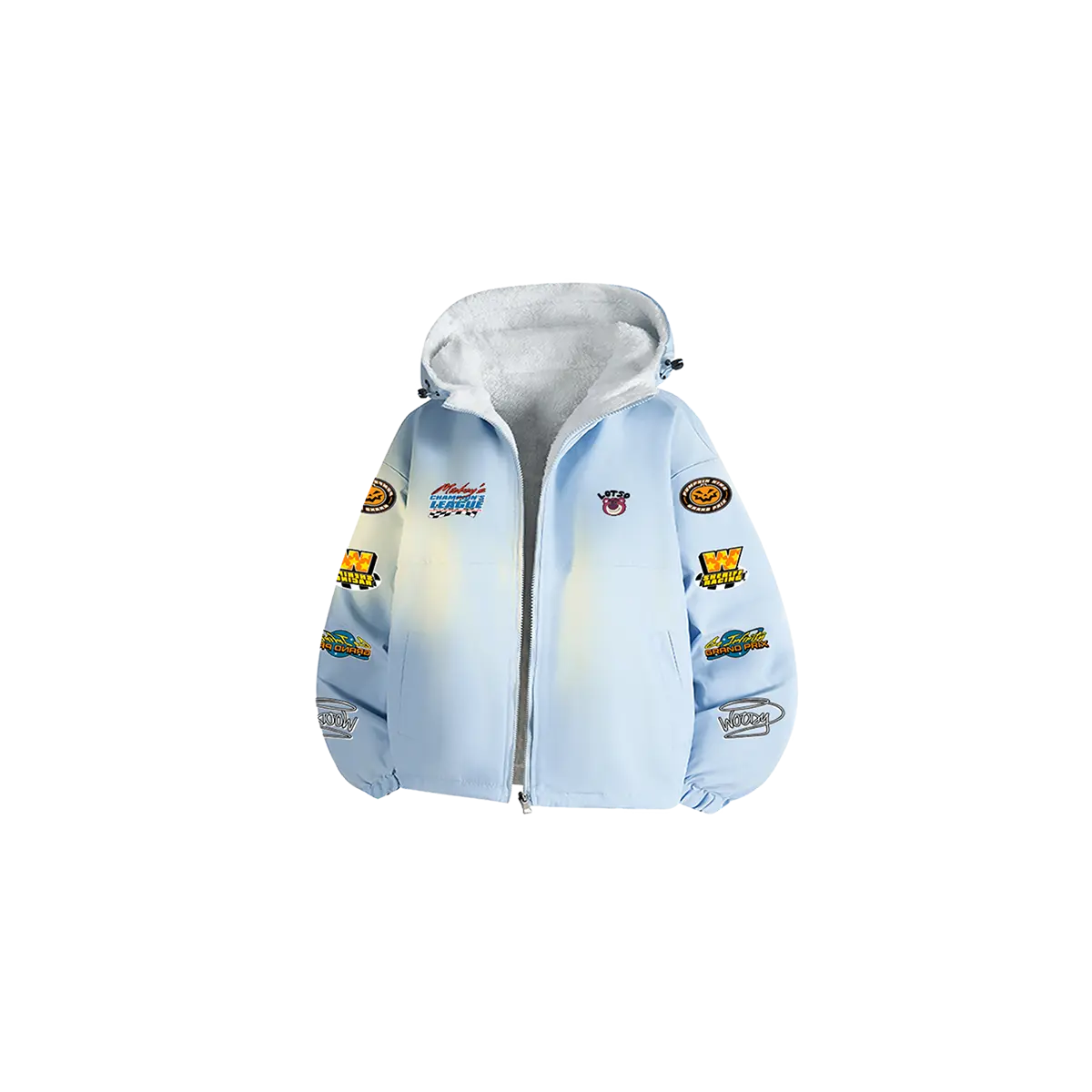 Пуховик женский с капюшоном утепленный реверсивный Disney, светло синий
Пуховик женский с капюшоном утепленный реверсивный Disney, светло синий