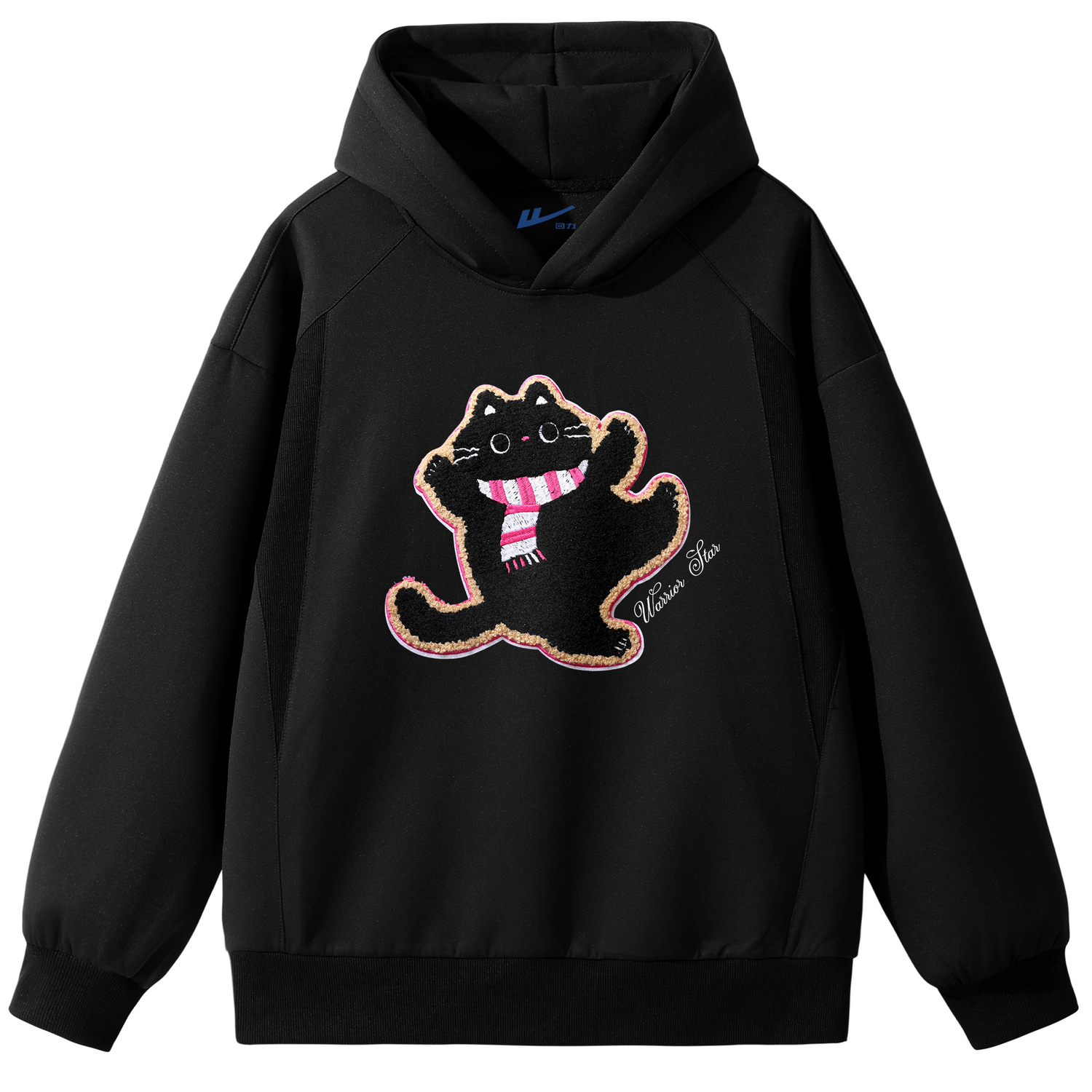 Толстовка Women's Hooded Moderate Regular WARRIOR, черный
Толстовка Women's Hooded Moderate Regular WARRIOR, черный