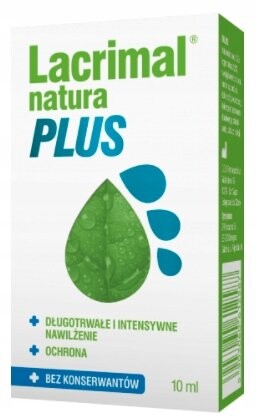 Lacrimal, Натура Плюс, капли для глаз, 10 мл
Lacrimal, Натура Плюс, капли для глаз, 10 мл