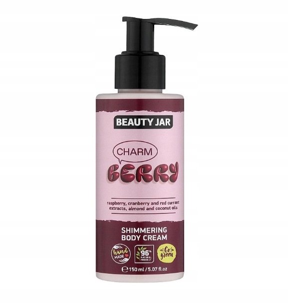 BEAUTY JAR Крем для тела с эффектом сияния CHARM BERRY, 150 мл
BEAUTY JAR Крем для тела с эффектом сияния CHARM BERRY, 150 мл