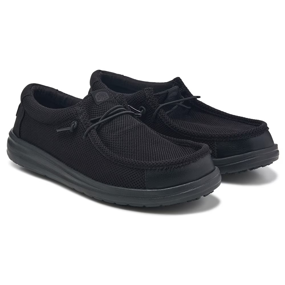 Кроссовки для работы с антискользящей подошвой Heydude Wally, black
Кроссовки для работы с антискользящей подошвой Heydude Wally, black