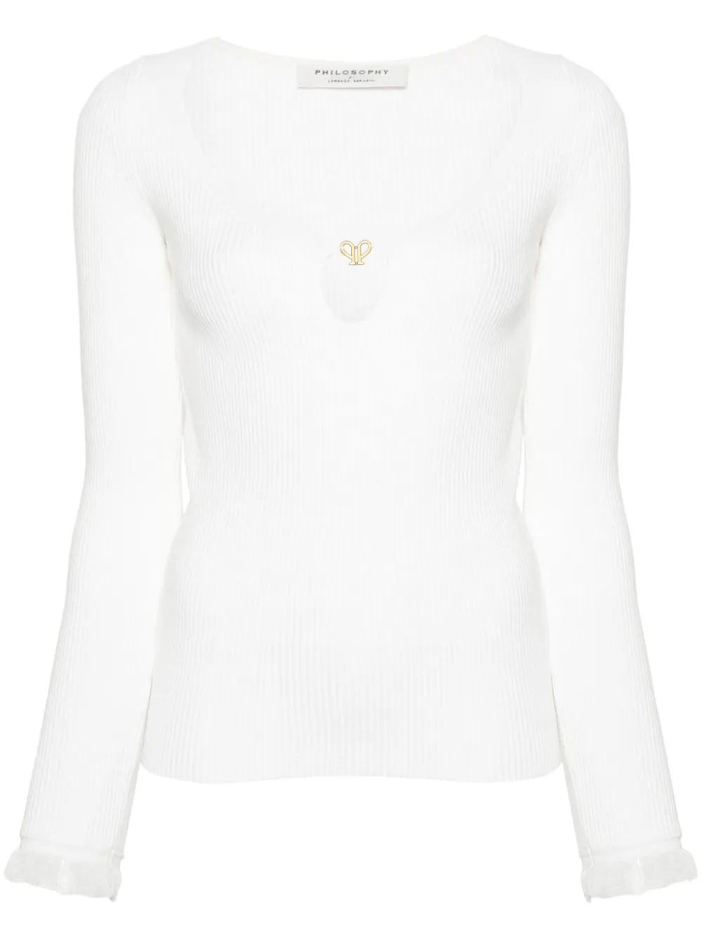 Топ в рубчик с логотипом Philosophy Di Lorenzo Serafini, нейтральный
Топ в рубчик с логотипом Philosophy Di Lorenzo Serafini, нейтральный