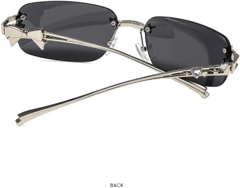 Модные панк-солнцезащитные очки без оправы квадратной формы для женщин, хипстерские, роскошные, металлические, мужские, уличные, UV400 TVTBBVV, Silver Pink
Модные панк-солнцезащитные очки без оправы квадратной формы для женщин, хипстерские, роскошные, металлические, мужские, уличные, UV400 TVTBBVV, Silver Pink