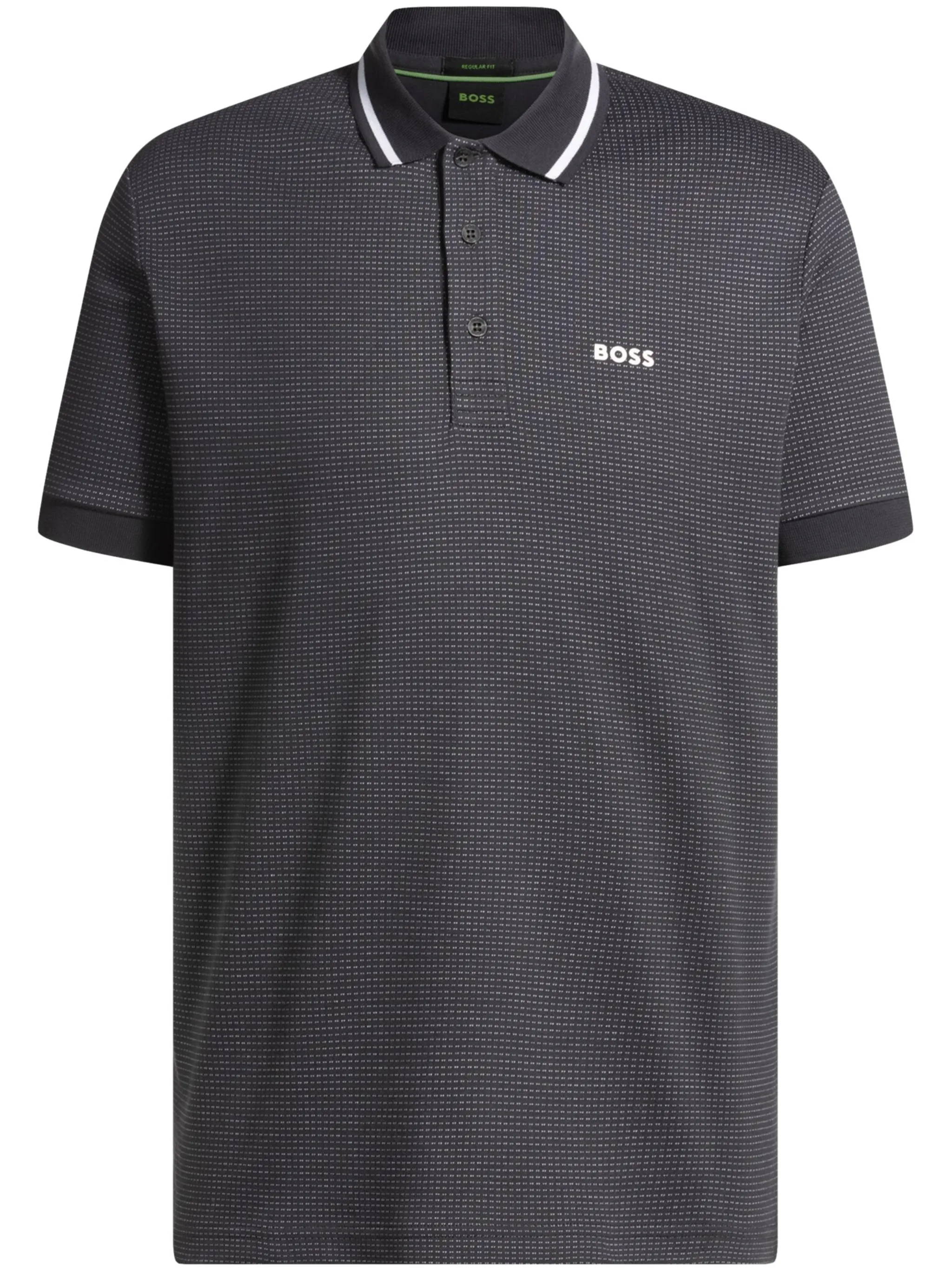 Жаккардовая рубашка поло с узором Boss, серый
Жаккардовая рубашка поло с узором Boss, серый