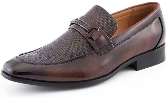 Мужские слипоны Amali с металлической пряжкой, классические туфли для мужчин, формальные лоферы, смокинговые туфли, Brown (Gerald)
Мужские слипоны Amali с металлической пряжкой, классические туфли для мужчин, формальные лоферы, смокинговые туфли, Brown (Gerald)