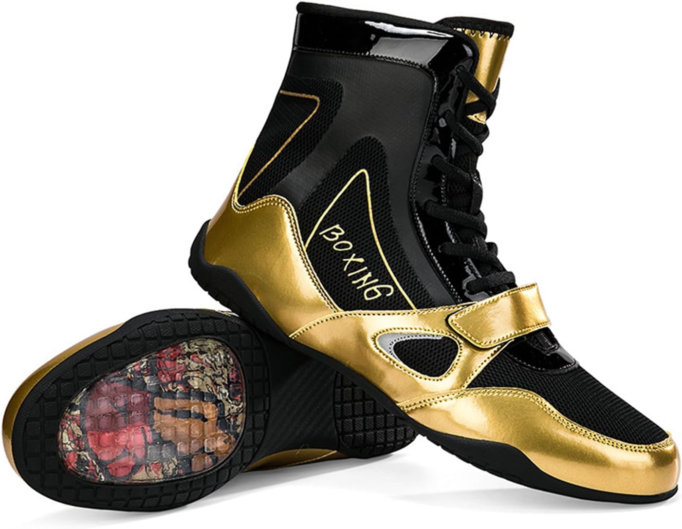 Мужские боксерские туфли с золотым оттенком, красные боксерские туфли для профессиональной борьбы, тренировок и боевых искусств, высокие кроссовки для фитнеса Generic
Мужские боксерские туфли с золотым оттенком, красные боксерские туфли для профессиональной борьбы, тренировок и боевых искусств, высокие кроссовки для фитнеса Generic