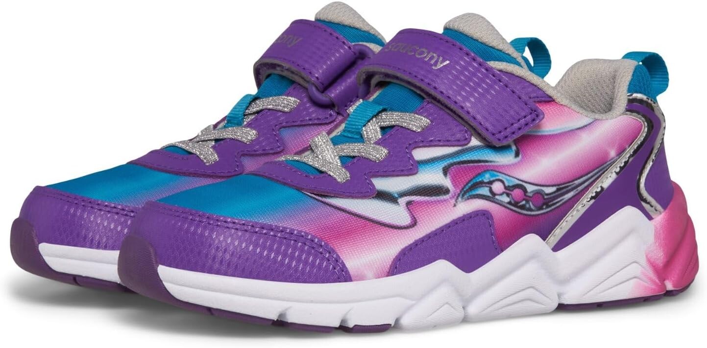 Кроссовки Saucony Kids Flash A/C 3.0 Sneakers, цвет Teal/Purple/Chrome
Кроссовки Saucony Kids Flash A/C 3.0 Sneakers, цвет Teal/Purple/Chrome