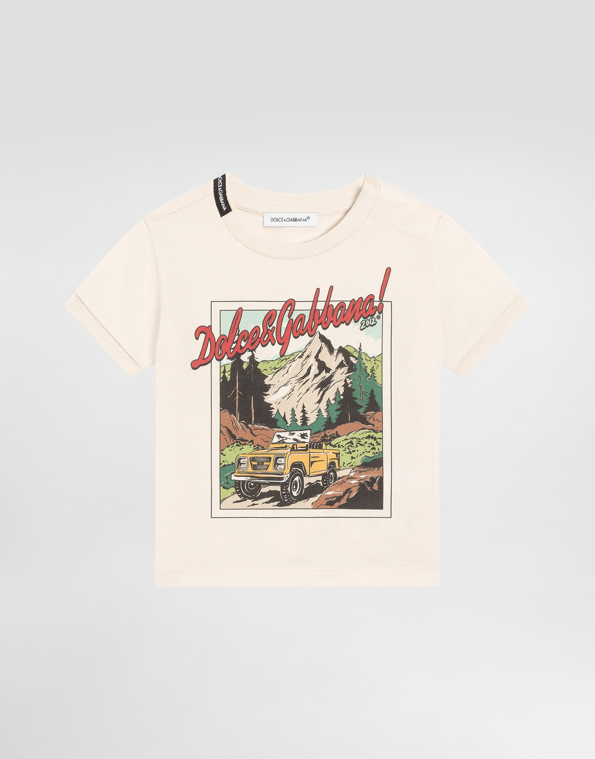 Футболка из джерси с принтом в виде открытки Dolce&Gabbana, бежевый
Футболка из джерси с принтом в виде открытки Dolce&Gabbana, бежевый