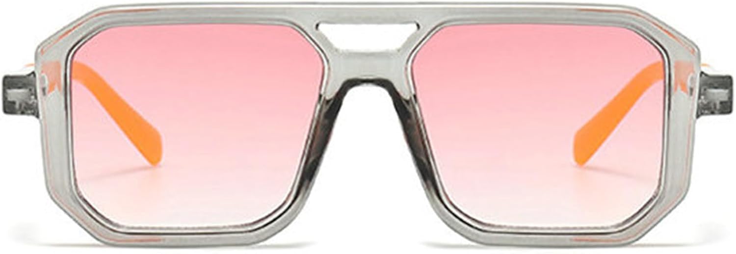 Солнцезащитные очки Willochra Double Bridges Square для женщин, модные градиентные очки UV400, ретро-многоугольные солнцезащитные очки для мужчин в стиле панк F27, Pink
Солнцезащитные очки Willochra Double Bridges Square для женщин, модные градиентные очки UV400, ретро-многоугольные солнцезащитные очки для мужчин в стиле панк F27, Pink