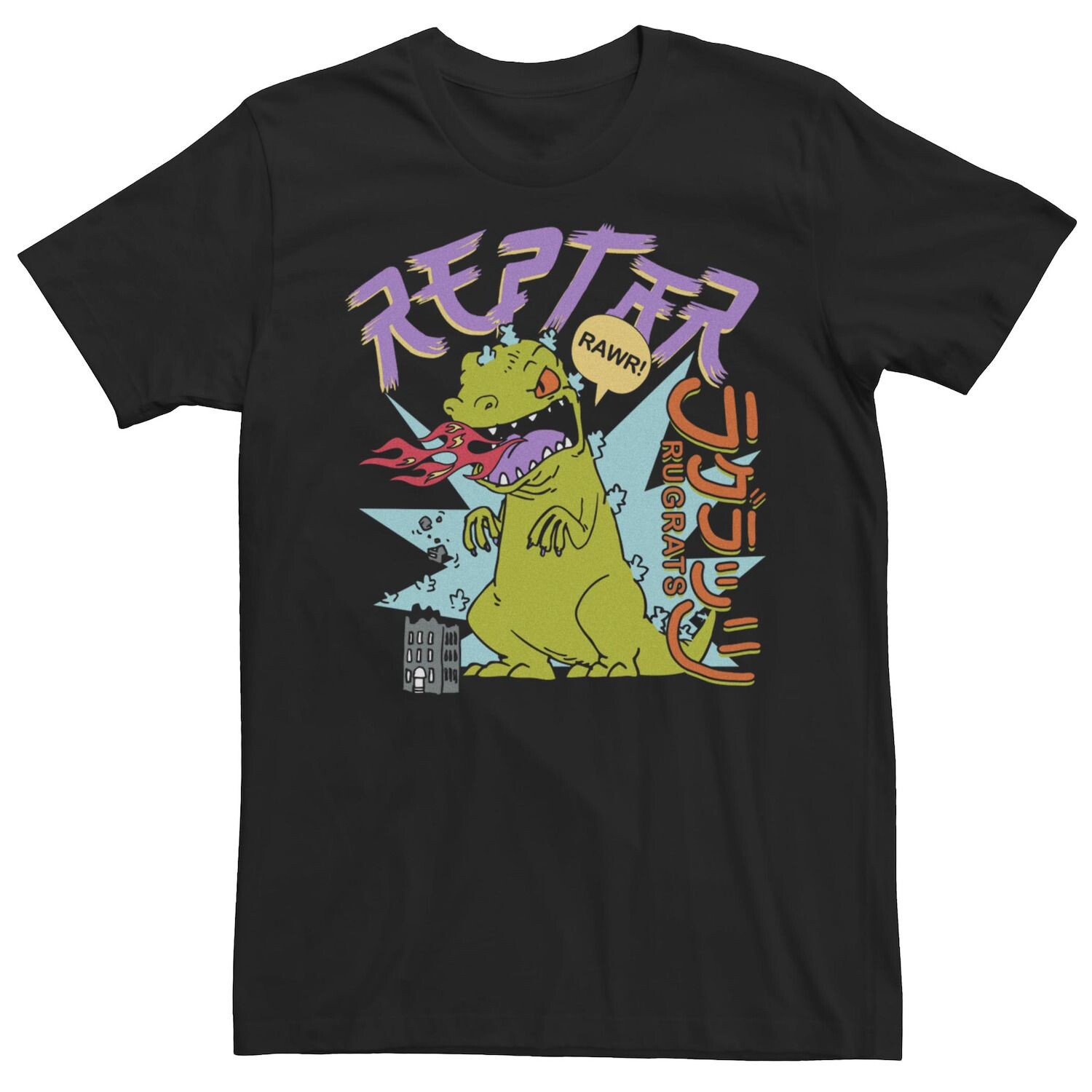 Мужская футболка Rugrats Reptar с плакатом кандзи Licensed Character
Мужская футболка Rugrats Reptar с плакатом кандзи Licensed Character