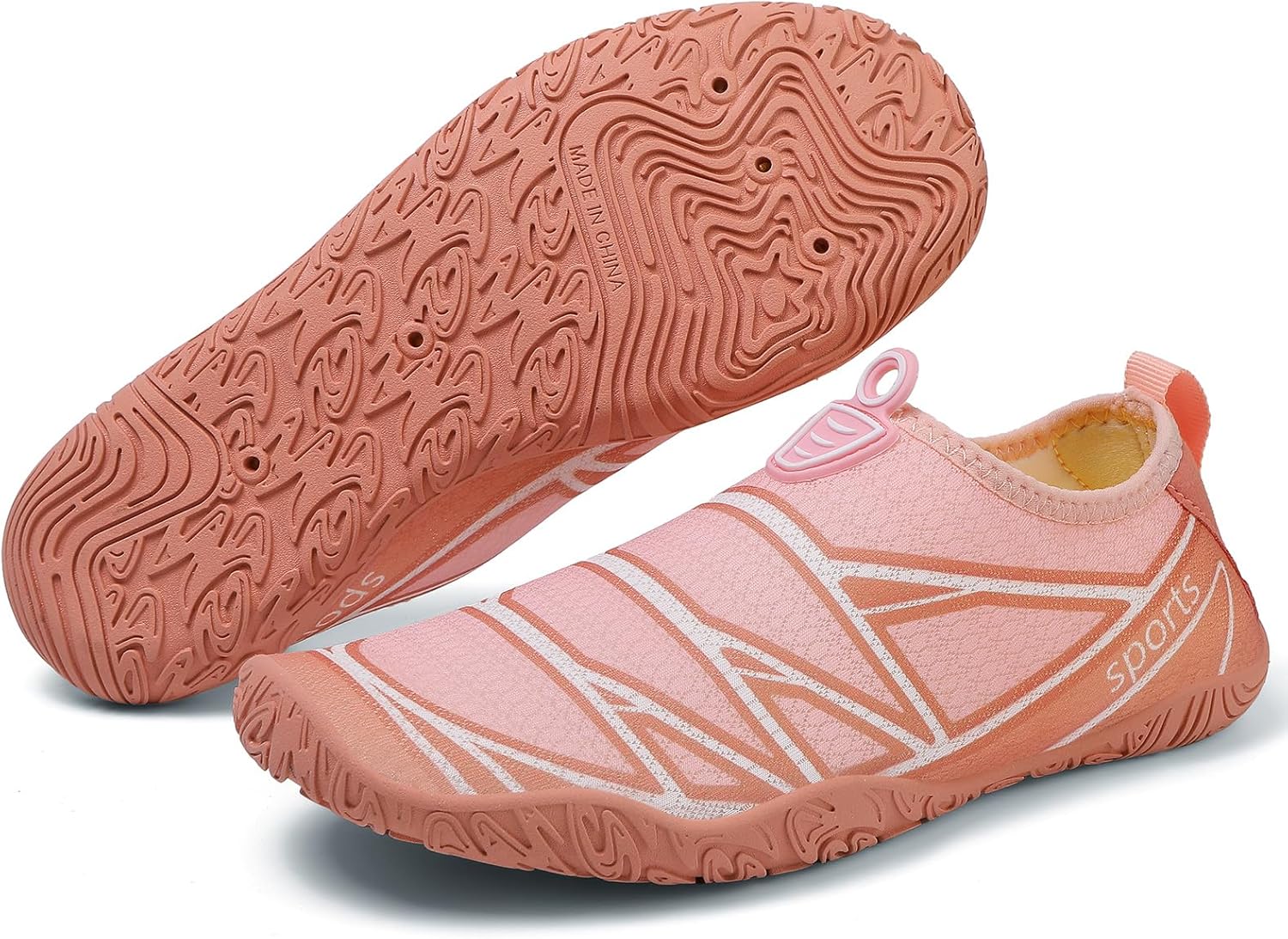 Водные туфли, водные носки-без носка с легким надеванием, быстро сохнущая дышащая сетчатая ткань Suxiaur, розовый
Водные туфли, водные носки-без носка с легким надеванием, быстро сохнущая дышащая сетчатая ткань Suxiaur, розовый