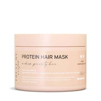 Trust My Sister Protein Hair Mask - Протеиновая маска для волос средней длины, New1
Trust My Sister Protein Hair Mask - Протеиновая маска для волос средней длины, New1