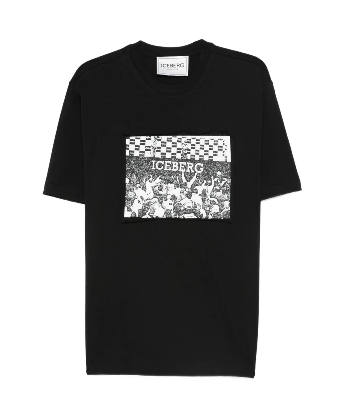 Футболка с графическим принтом и круглым вырезом Iceberg, черный
Футболка с графическим принтом и круглым вырезом Iceberg, черный