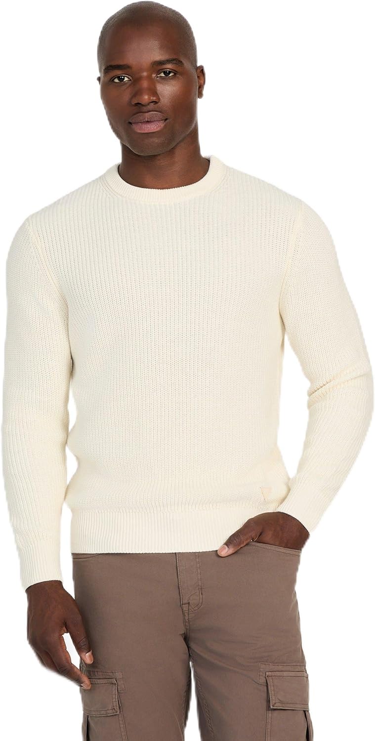 Свитер GUESS Herbie в рубчик с эффектом потертости, Pearl White
Свитер GUESS Herbie в рубчик с эффектом потертости, Pearl White