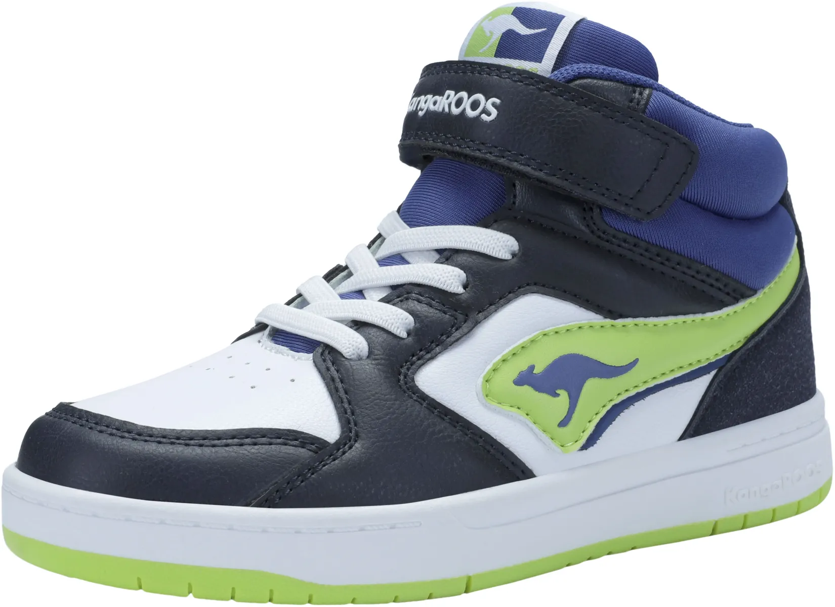 Кроссовки KangaROOS "K-CP Hogan EV", с застежкой-липучкой, цвет Blau-Lime 
Кроссовки KangaROOS "K-CP Hogan EV", с застежкой-липучкой, цвет Blau-Lime