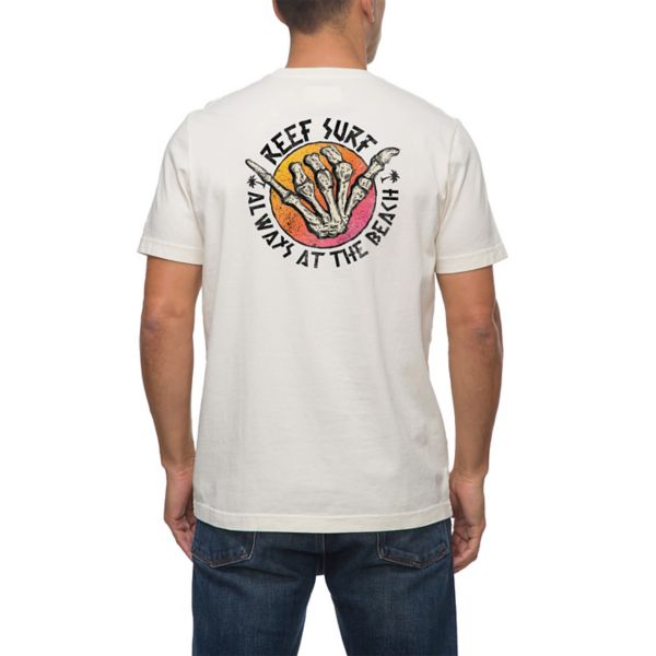 Мужская футболка с мрачной графикой Reef, белый
Мужская футболка с мрачной графикой Reef, белый