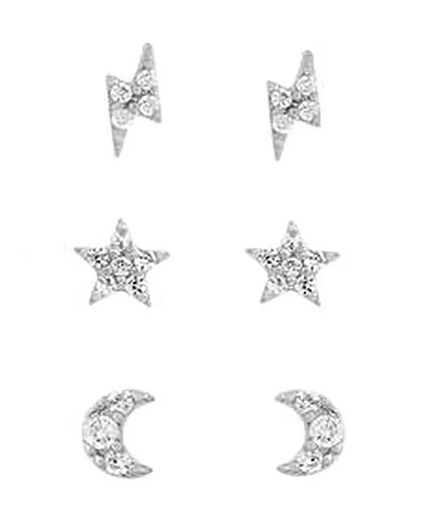 Комплект из сережек-гвоздиков «Маленькая галактика» Girls Crew, silver-tone
Комплект из сережек-гвоздиков «Маленькая галактика» Girls Crew, silver-tone