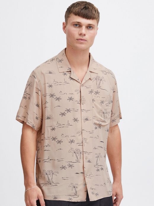 Рубашка с коротким рукавом сдиан Solid, бежевый
Рубашка с коротким рукавом сдиан Solid, бежевый