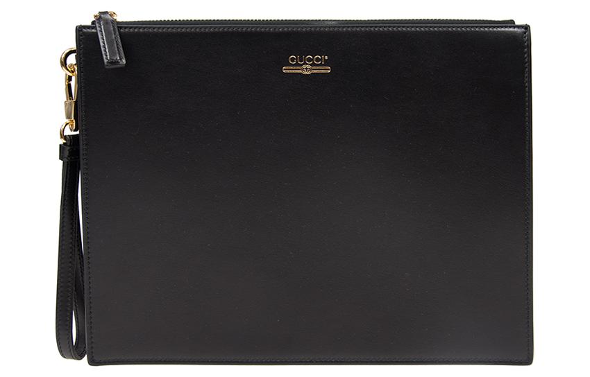 Кожаная сумка-клатч мужская черная GUCCI
Кожаная сумка-клатч мужская черная GUCCI