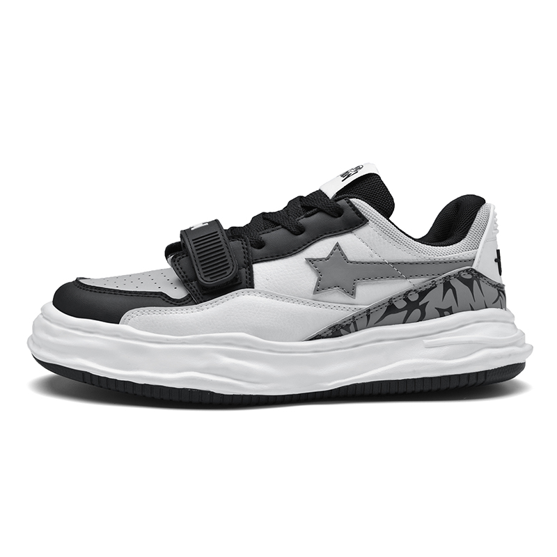 JANECO Антискользящие износостойкие низкие скейтерские кроссовки унисекс бело-черные, цвет White Black
JANECO Антискользящие износостойкие низкие скейтерские кроссовки унисекс бело-черные, цвет White Black