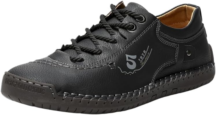 Мужские повседневные кожаные туфли, низкие лоферы без шнурков, средние для ходьбы и вождения Hhhchpm, черный
Мужские повседневные кожаные туфли, низкие лоферы без шнурков, средние для ходьбы и вождения Hhhchpm, черный