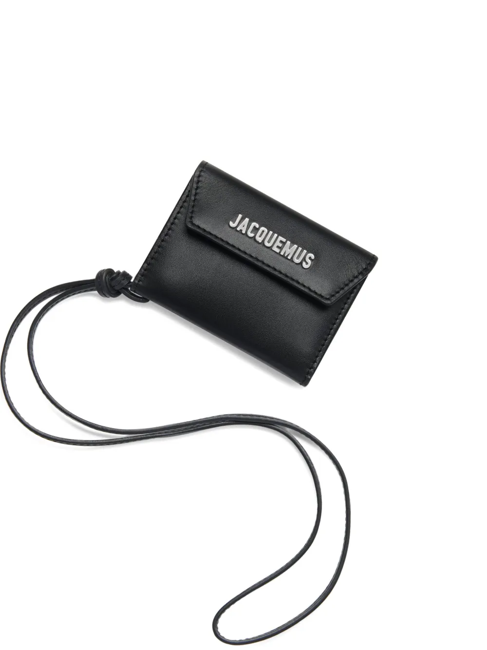 Кожаный кошелек JACQUEMUS, черный
Кожаный кошелек JACQUEMUS, черный