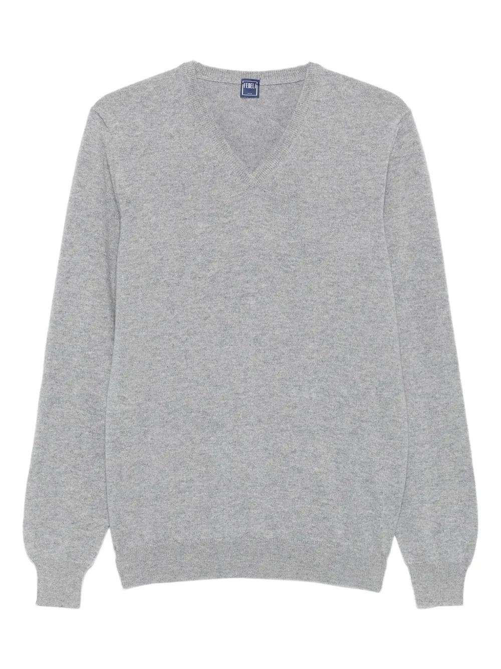 Кашемировый свитер с V-образным вырезом Fedeli, серый
Кашемировый свитер с V-образным вырезом Fedeli, серый
