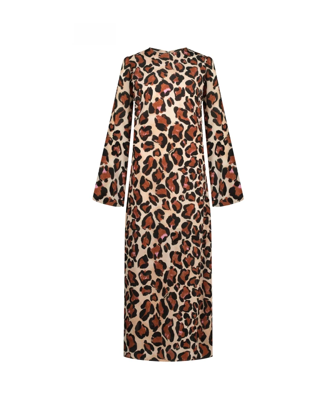 Платье миди с леопардовым принтом Fabienne Chapot, коричневый
Платье миди с леопардовым принтом Fabienne Chapot, коричневый