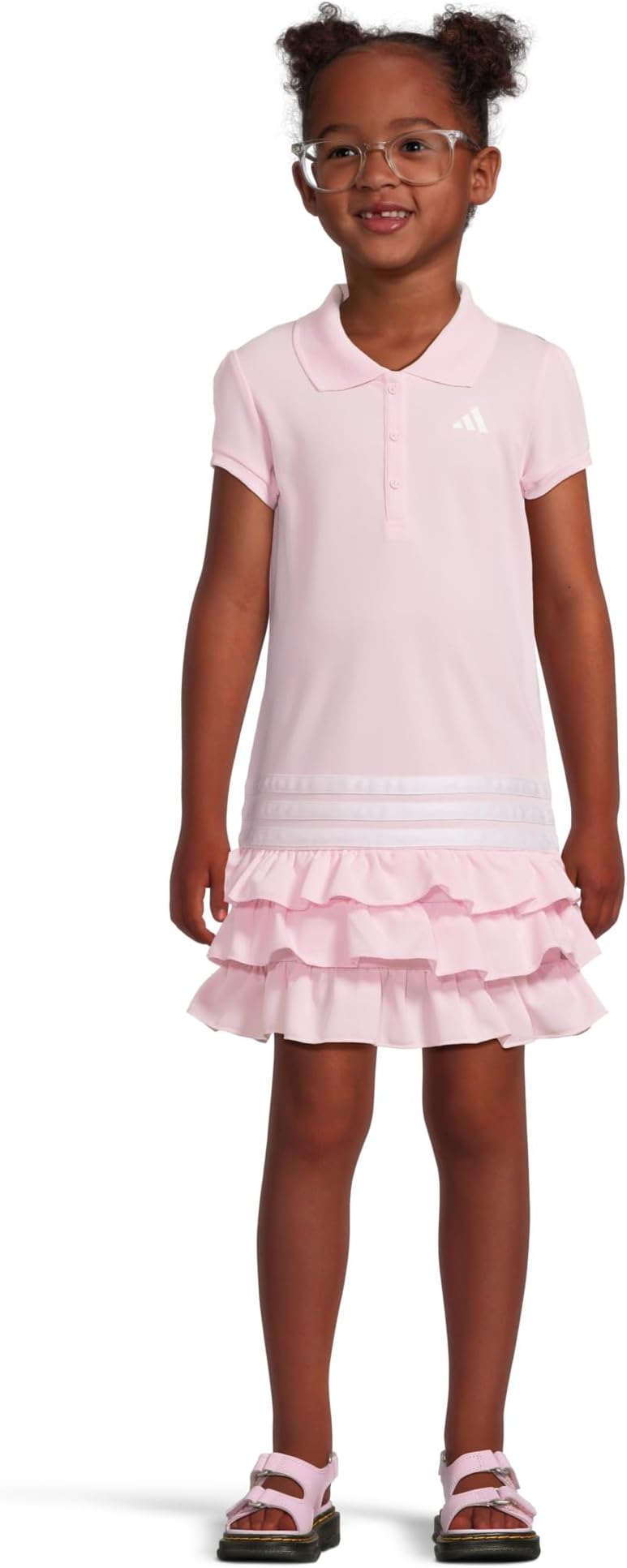 Платье-поло с рюшами adidas Kids, Clear Pink
Платье-поло с рюшами adidas Kids, Clear Pink