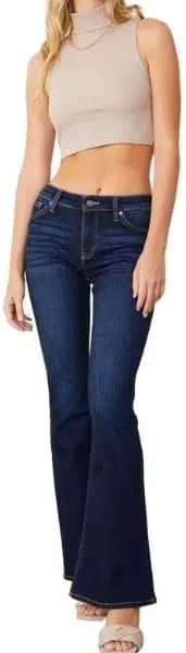 Kan Can Женские джинсы Mid Rise с расклешенным низом
Kan Can Женские джинсы Mid Rise с расклешенным низом