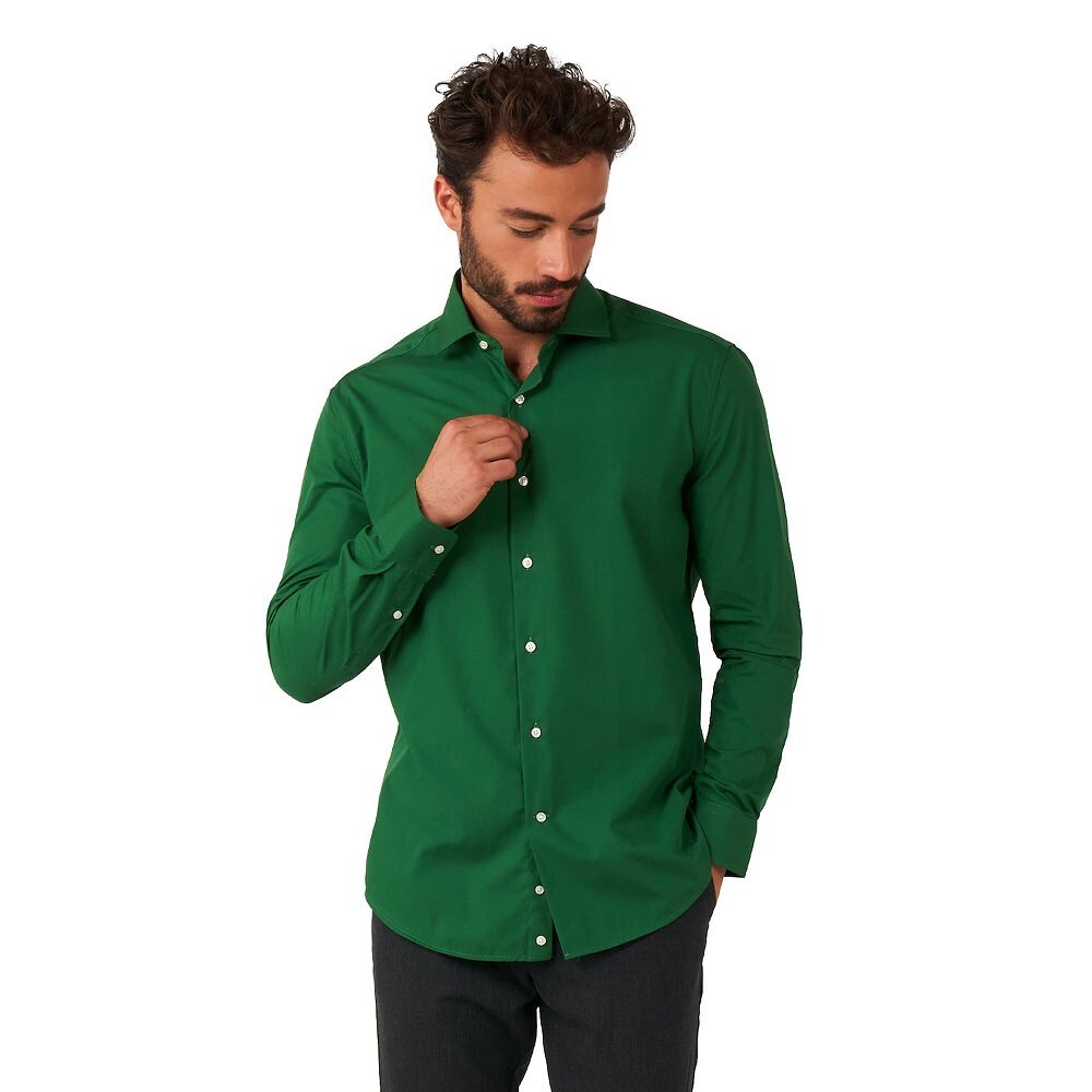 Мужская классическая рубашка OppoКостюмы современного кроя OppoSuits, цвет Glorious Green
Мужская классическая рубашка OppoКостюмы современного кроя OppoSuits, цвет Glorious Green