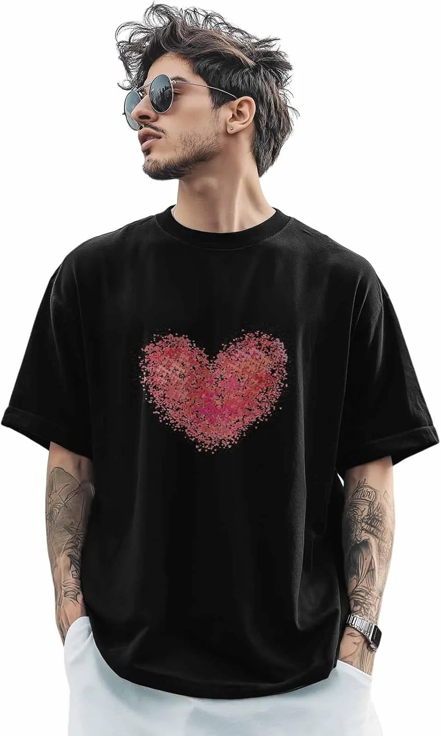 Футболка мужская Valentine's Day Love, с коротким рукавом, красная и розовая градиентная NITBANLA
Футболка мужская Valentine's Day Love, с коротким рукавом, красная и розовая градиентная NITBANLA