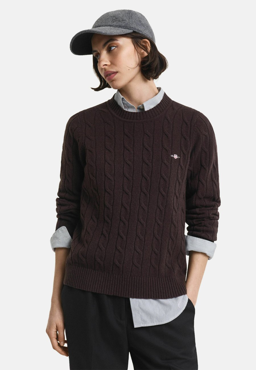 Джемпер GANT CABLE C-NECK, Deep Brown/Brown
Джемпер GANT CABLE C-NECK, Deep Brown/Brown