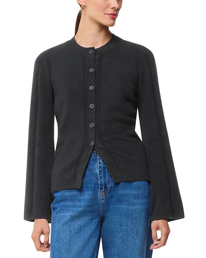 Кардиган с широкими рукавами Whistles, черный
Кардиган с широкими рукавами Whistles, черный