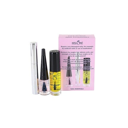 Маникюрный набор 3 в 1 с укрепляющим средством и маслом для ногтей - Nail Essentials Set Pink Herome
Маникюрный набор 3 в 1 с укрепляющим средством и маслом для ногтей - Nail Essentials Set Pink Herome