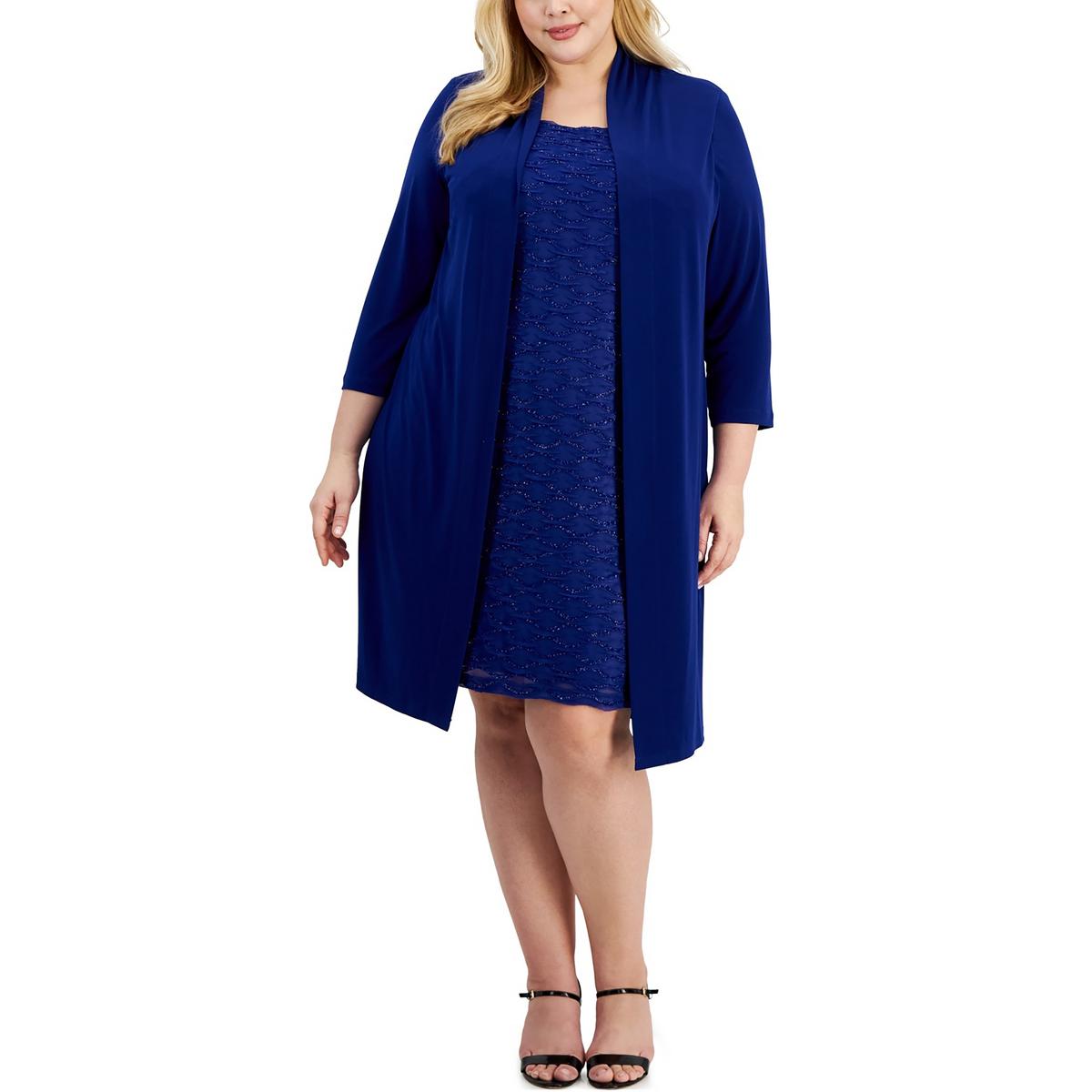 Плюс Женский жакет с оборками Платье из двух частей Connected Apparel, цвет deep royal
Плюс Женский жакет с оборками Платье из двух частей Connected Apparel, цвет deep royal