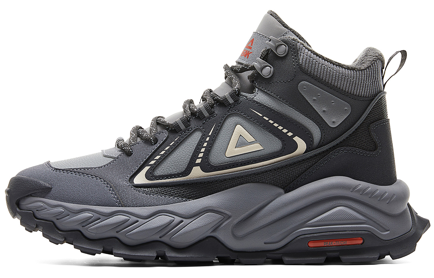 PEAK Серые мужские противоскользящие амортизирующие полувысокие уличные кроссовки, цвет Dark Gray
PEAK Серые мужские противоскользящие амортизирующие полувысокие уличные кроссовки, цвет Dark Gray