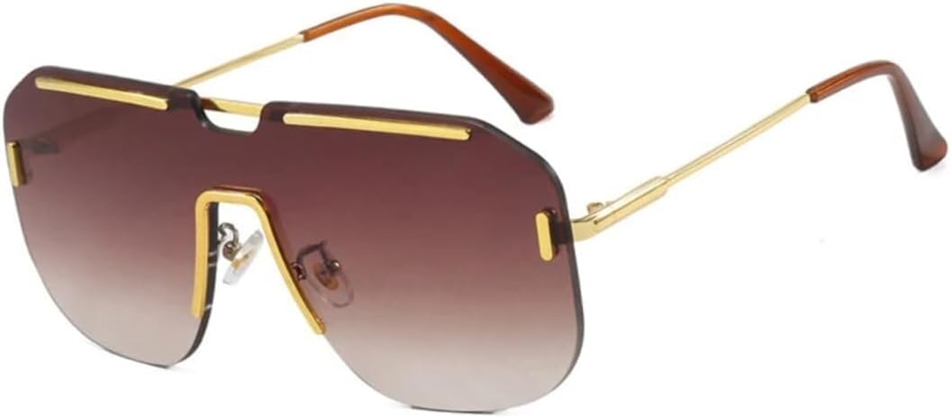 Солнцезащитные очки с защитой UV400 | Увеличенный размер, без оправы, градиентный оттенок | Для женщин и мужчин, для занятий спортом на открытом воздухе и вождения LXLHWN, Tea
Солнцезащитные очки с защитой UV400 | Увеличенный размер, без оправы, градиентный оттенок | Для женщин и мужчин, для занятий спортом на открытом воздухе и вождения LXLHWN, Tea