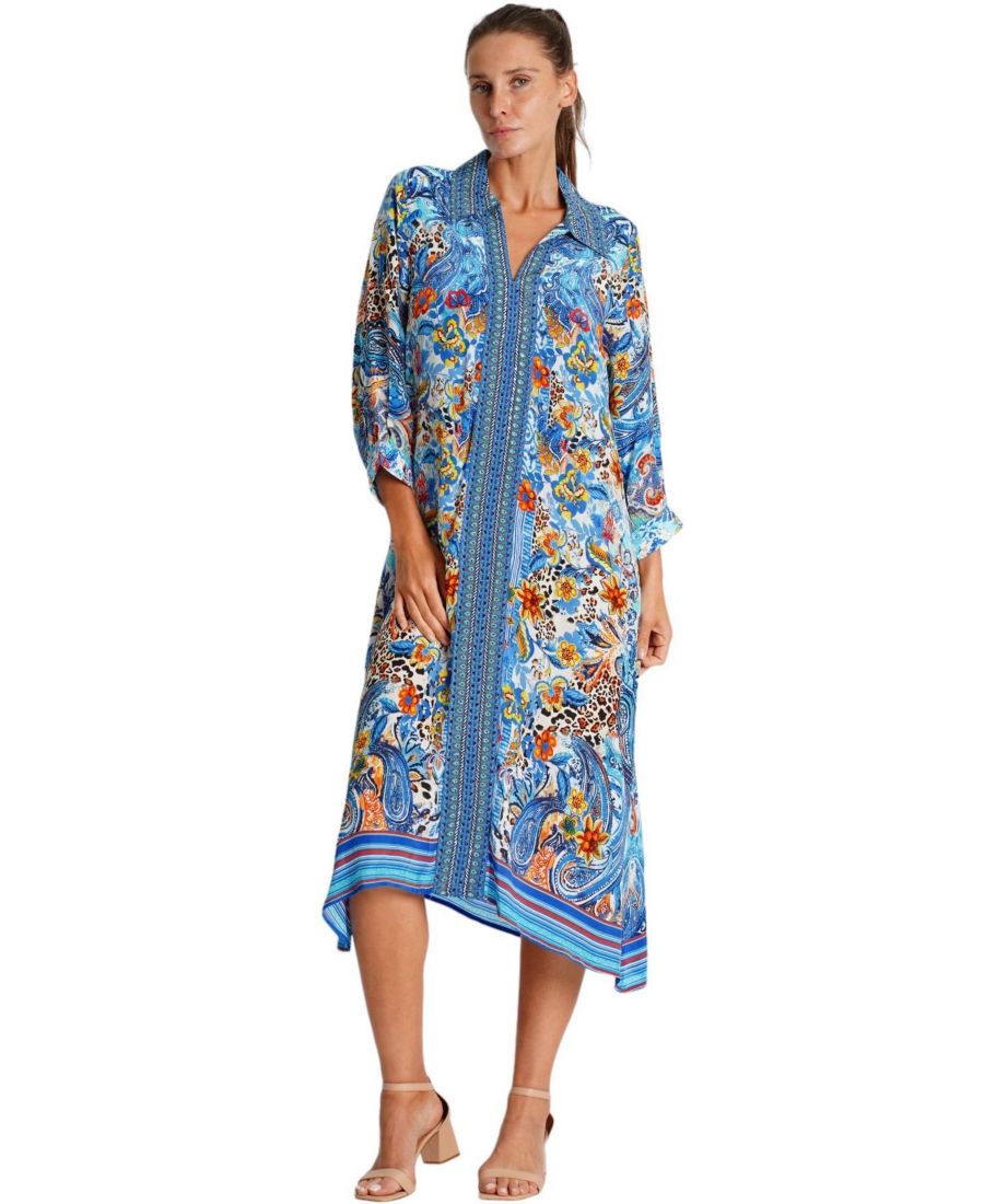 Летнее платье миди для женщин с воротником, короткими рукавами и боковыми разрезами La Moda Clothing, No Color
Летнее платье миди для женщин с воротником, короткими рукавами и боковыми разрезами La Moda Clothing, No Color