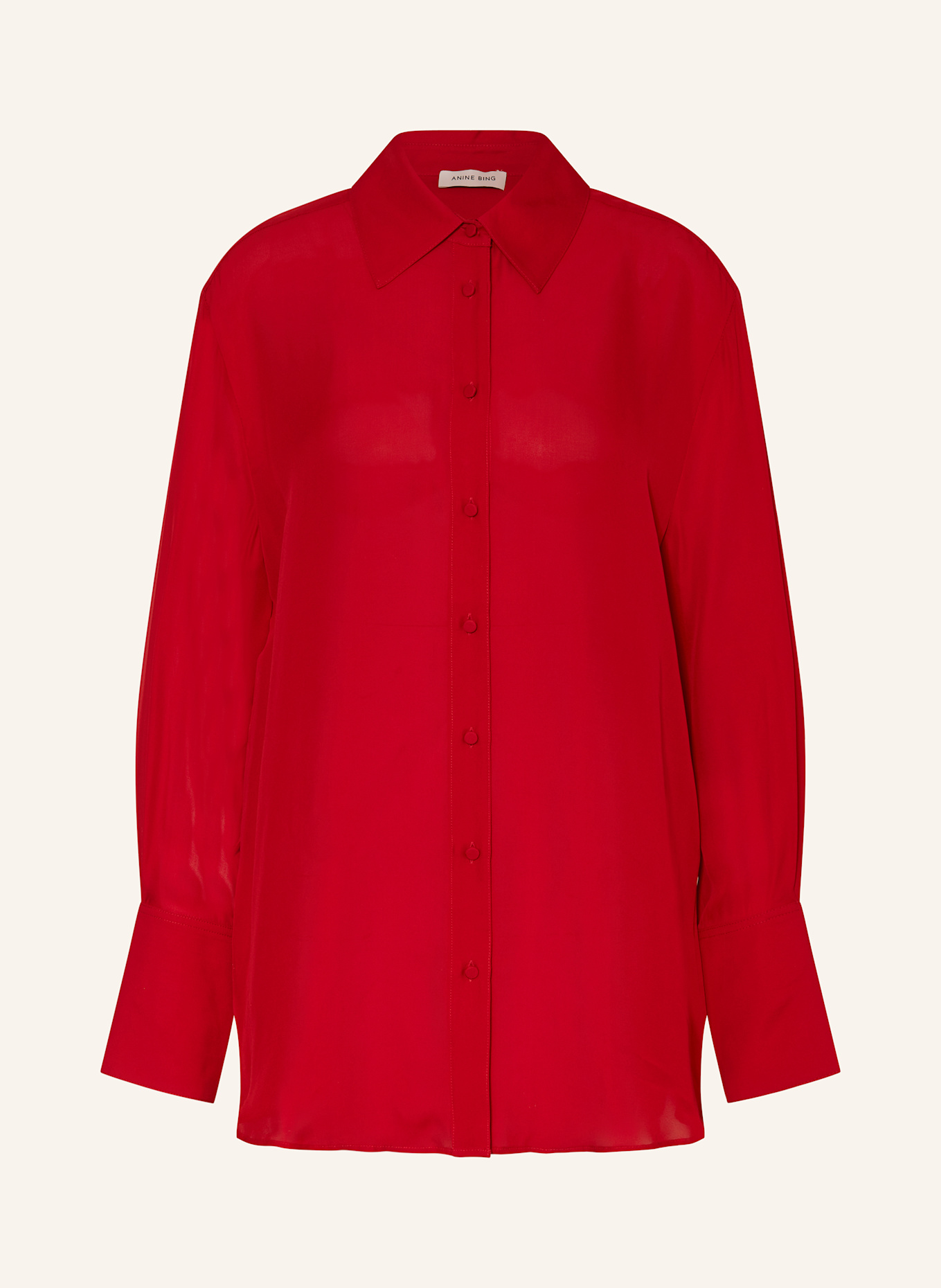 Блузка-Рубашка Бриджит с шелком Anine Bing, красный
Блузка-Рубашка Бриджит с шелком Anine Bing, красный