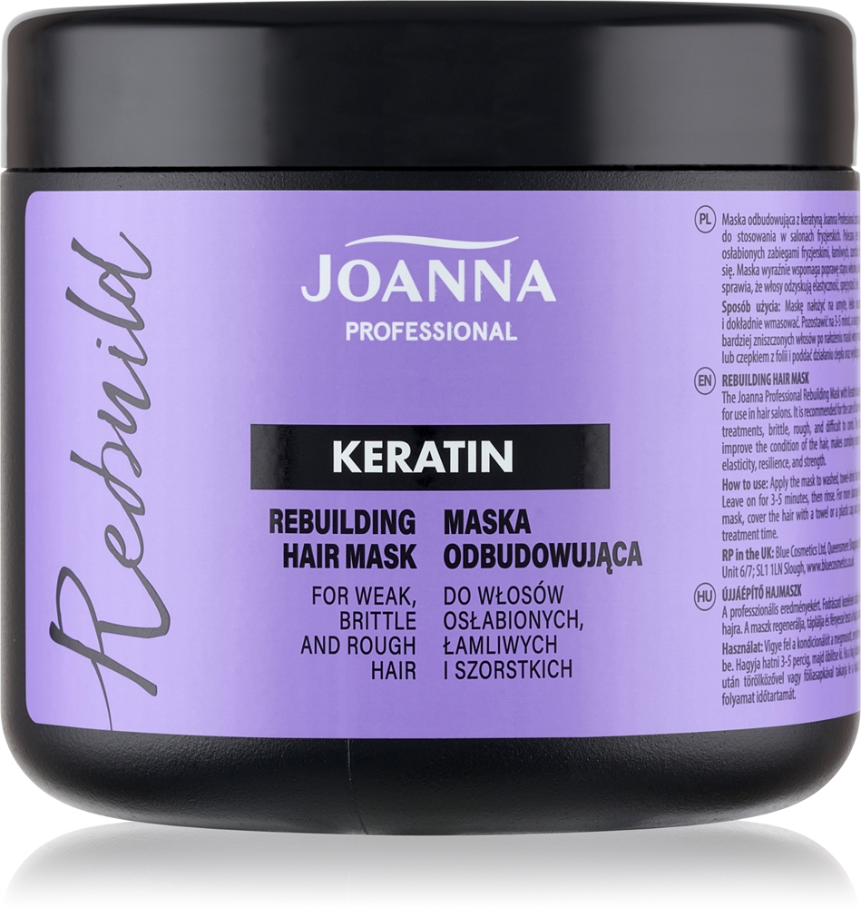 Профессиональная кератиновая маска для сухих и ломких волос Joanna, 500 гр
Профессиональная кератиновая маска для сухих и ломких волос Joanna, 500 гр