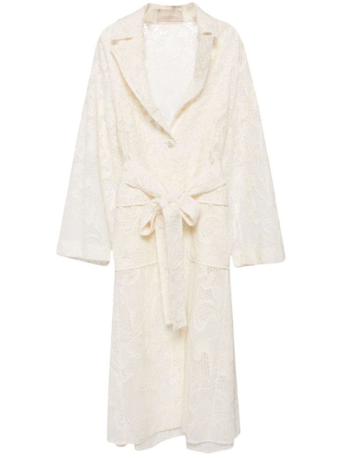 Пальто из тюля с вышивкой Elie Saab, нейтральный цвет
Пальто из тюля с вышивкой Elie Saab, нейтральный цвет