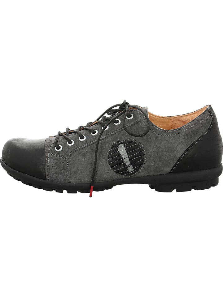 Кожаные кроссовки серого цвета Think!
Кожаные кроссовки серого цвета Think!