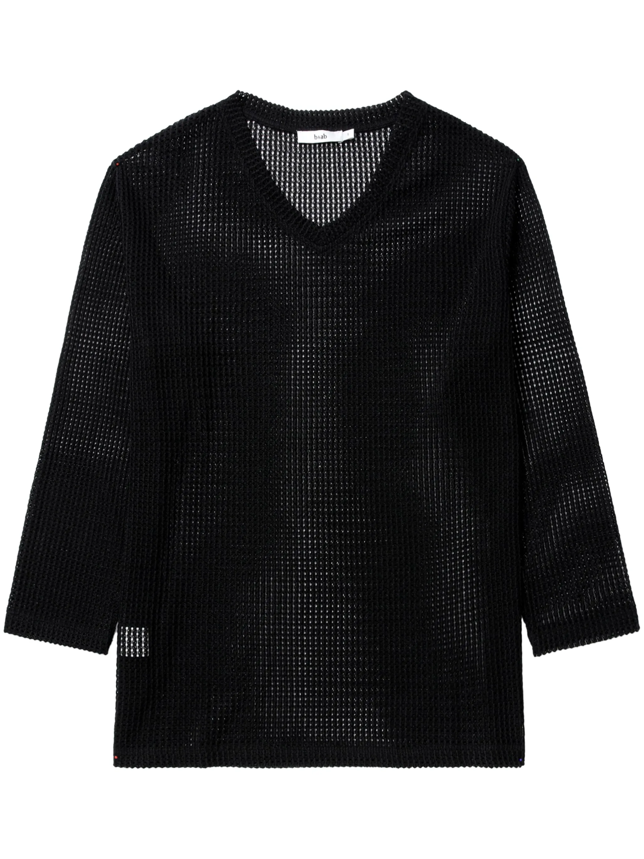 Сетчатый топ с V-образным вырезом B+Ab, черный
Сетчатый топ с V-образным вырезом B+Ab, черный